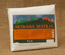 Netkan� text�lia biela 5 x 1,6 m